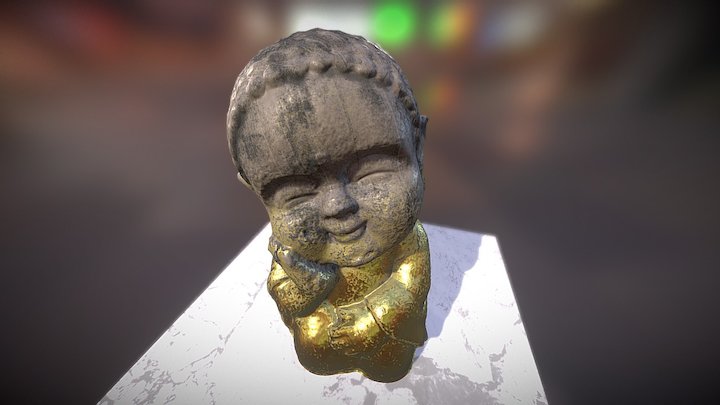 Buddha Statue 3D Scan 3D Model