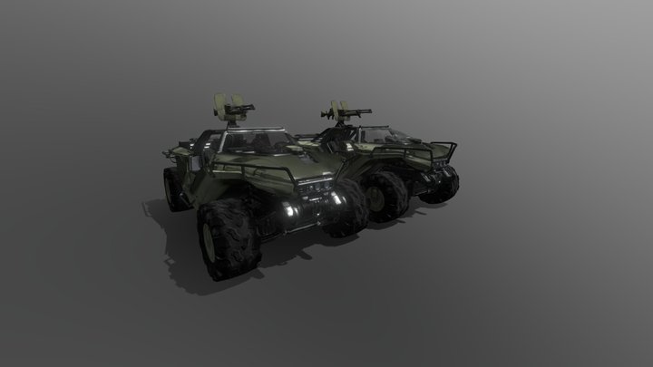M12B Warthog 3D Model