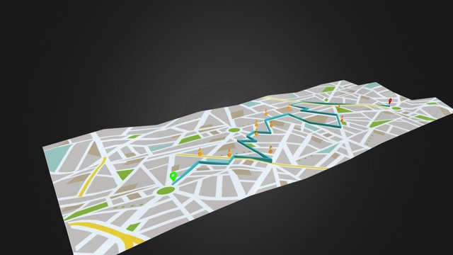 MAPA DE RUTA2 3D Model