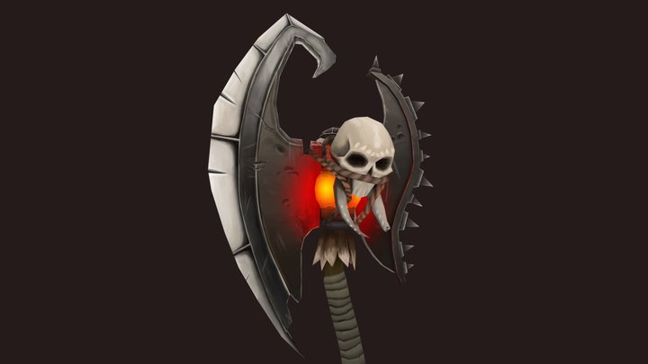 WeaponCraft - Handpainted axe 3D Model