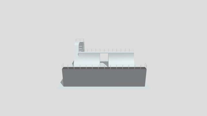 Juan Rivera Halfpipe 3D Model