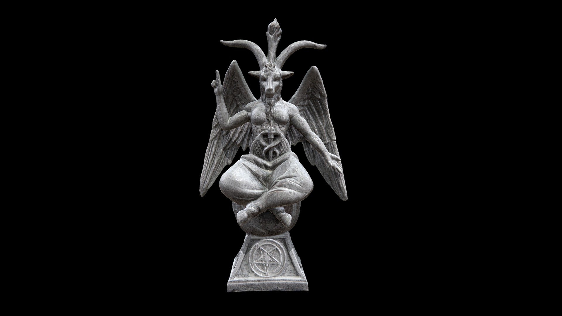 Baphomet Statue Download Free 3d Model By Printerror [3d2e909