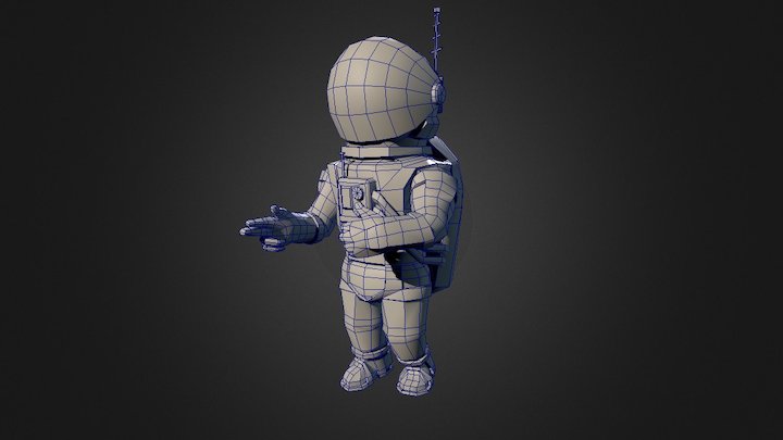 Space Station Tyranny Guy 3D Model