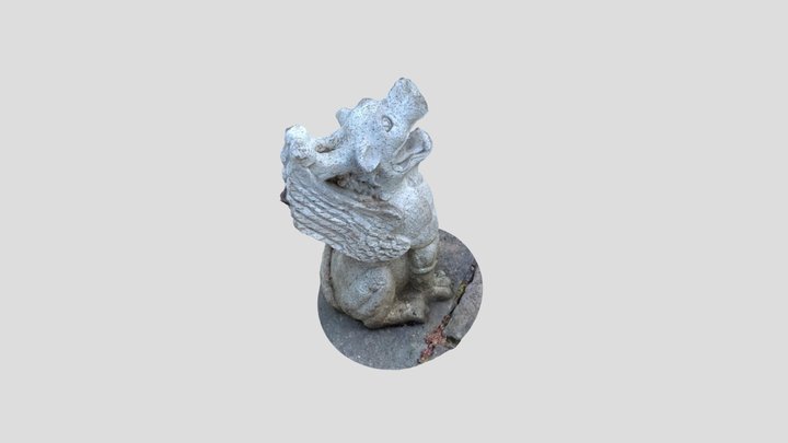 Dragon sculpture 3D Model