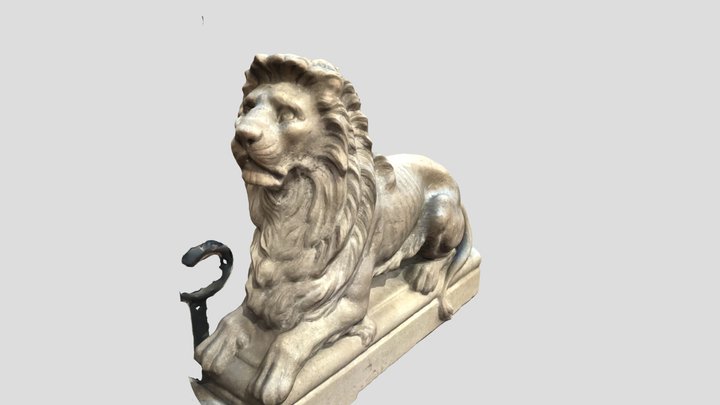 Lion Stairs Leeds Central Library 3D Model