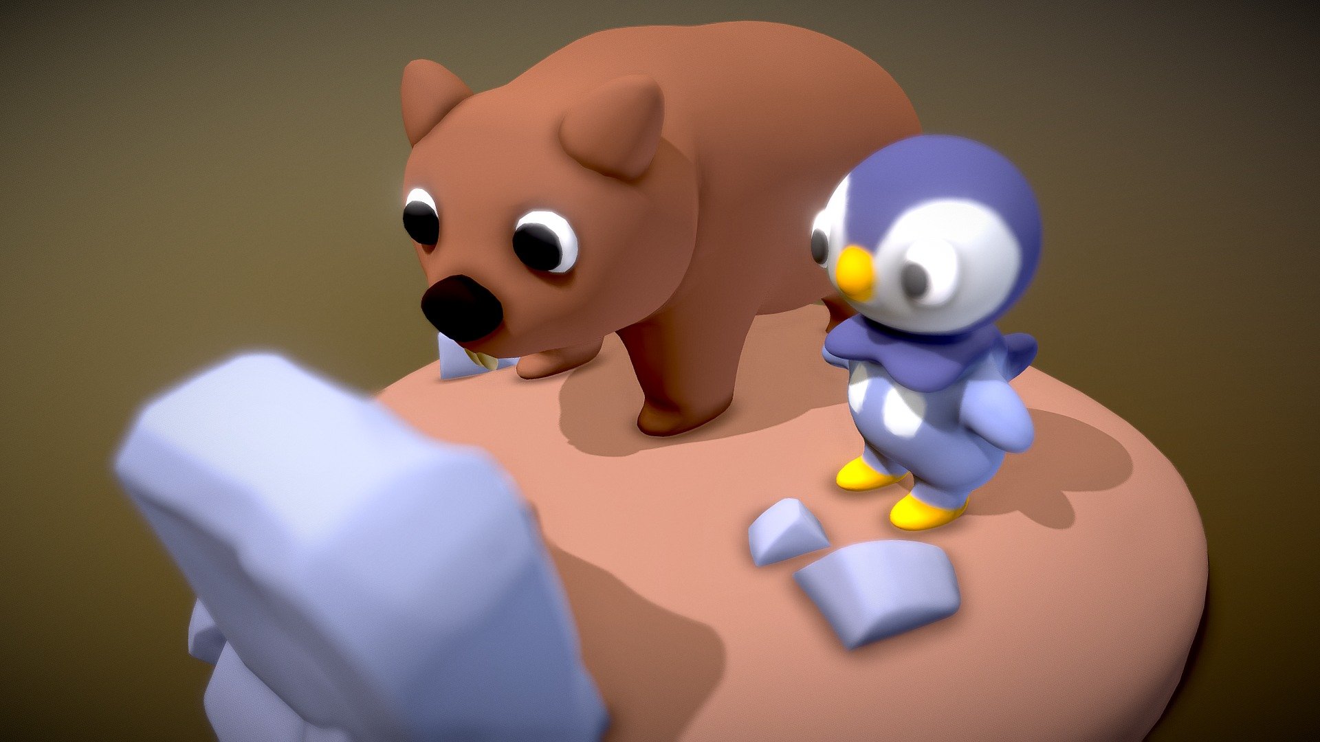 Wombat and Piplup 🥰