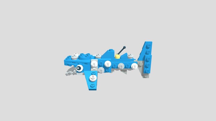 Whaleshark V3g2a With Tag 3D Model