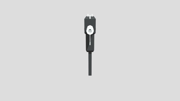 Low Poly Uzi 3D Model