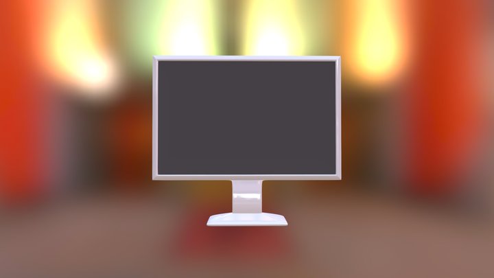 LCD Monitor 3D Model