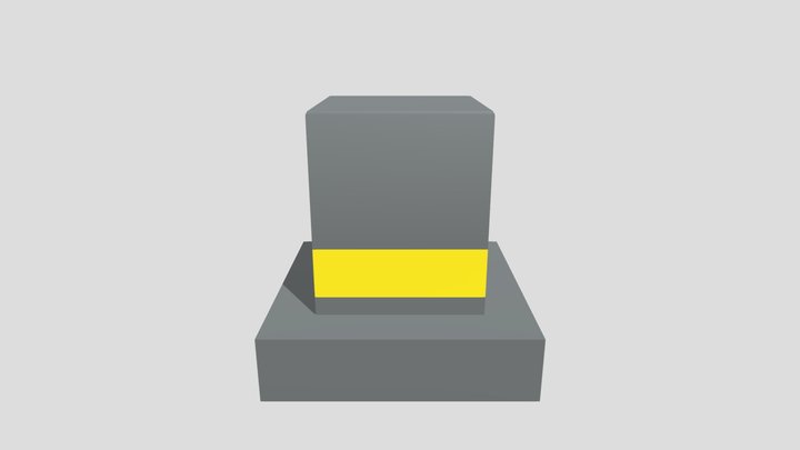 Minecraft Hat (Lowpoly model) Game ready 3D Model