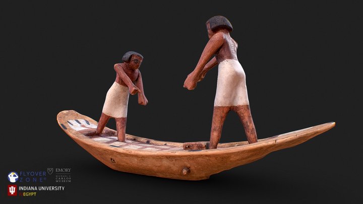 3D rendering of Model Boat