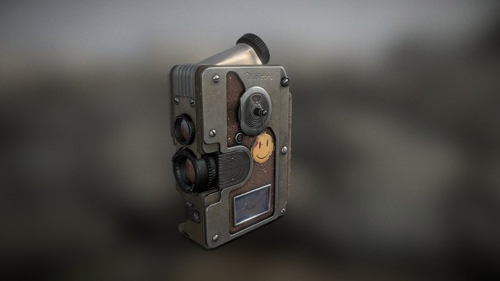 Old camera C.P. Goerz Wien Minicord III 3D Model