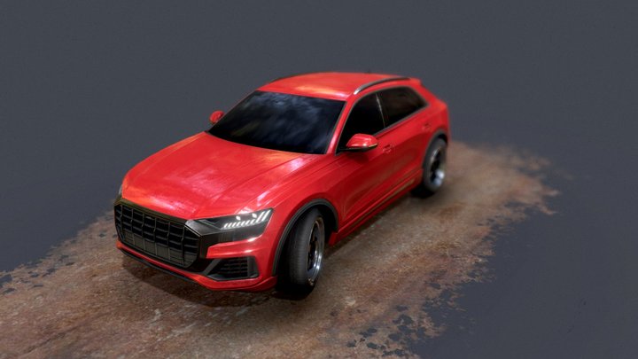 Vehicle Q8 3D Model