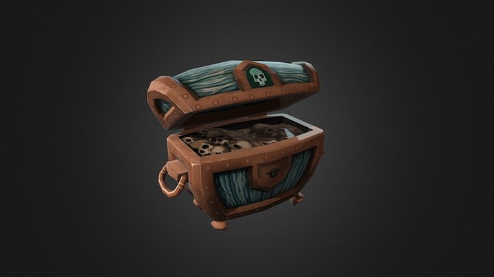 Treasure Chest #1 3D Model