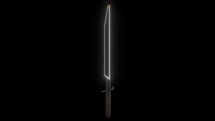 Darksaber (Animated Style) 3D Model