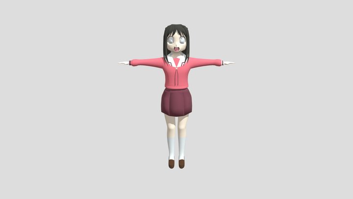 Osaka Azumanga Daioh (Ayumu Kasuga) 3D Model