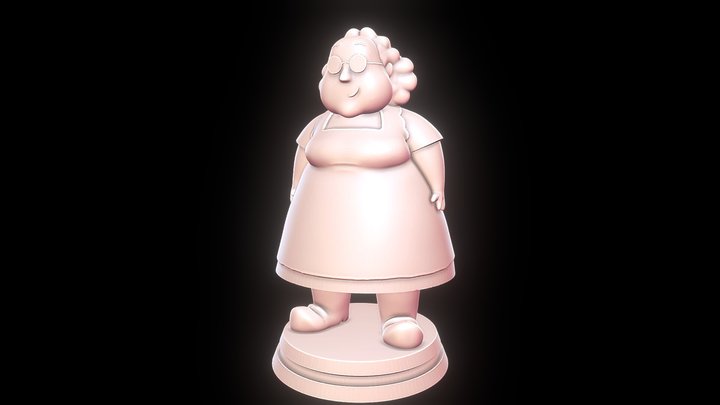 Muriel Bagge - Courage the Cowardly Dog 3D print 3D Model