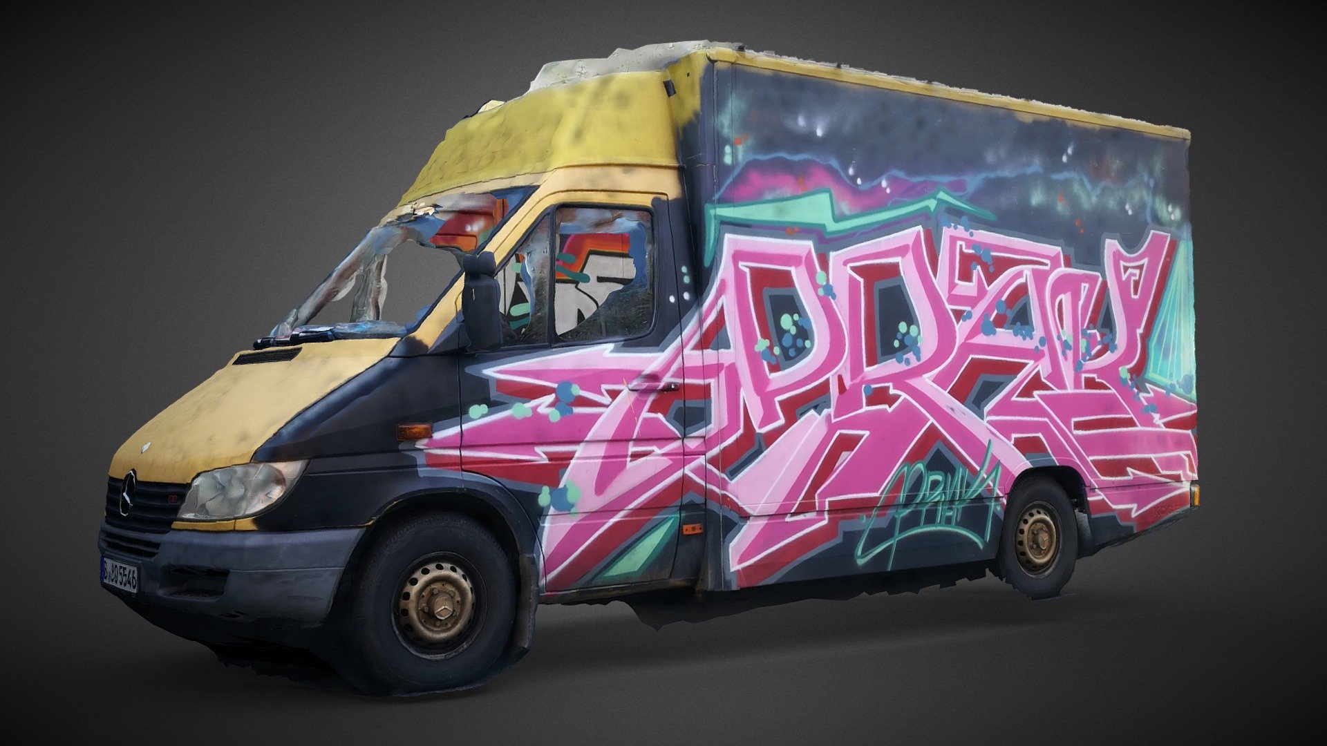 Painted Truck In Berlin