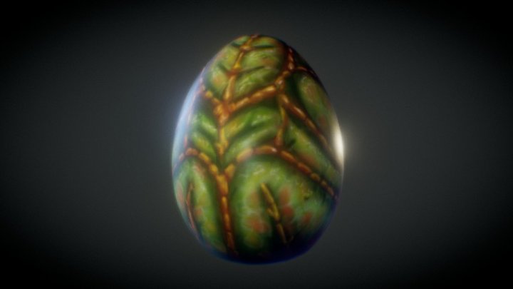 Gremlin Easter Egg Cocoon 3D Model