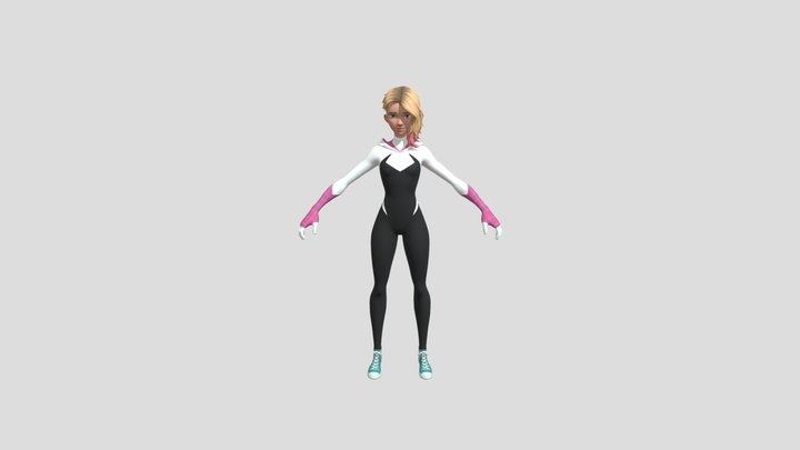 Fortnite-Gwen-Stacy 3D Model