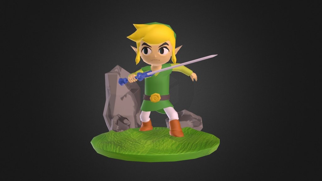 LINK TOON (low poly) - 3D model by raul.delgado [3d3958a] - Sketchfab