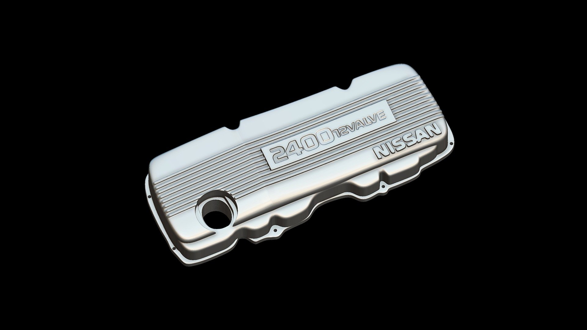 Nissan KA24E engine Valve Cover Keychain 3D model by Amin Adukov (Aminchok) [3d39ae2] Sketchfab
