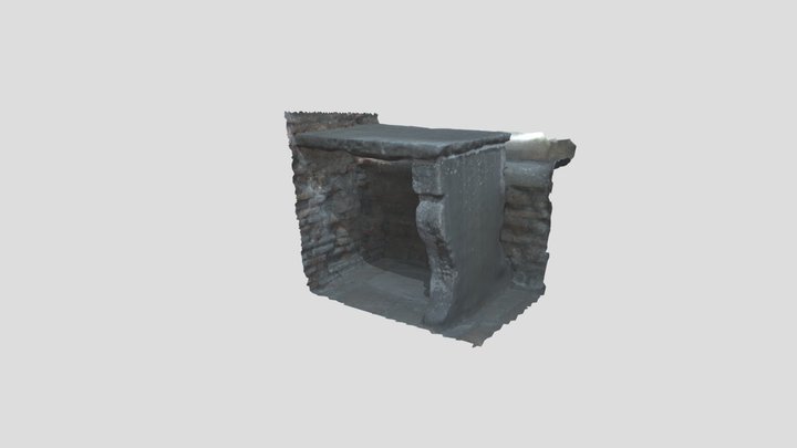 FINAL Roman Shop Table, Ostia 3D Model
