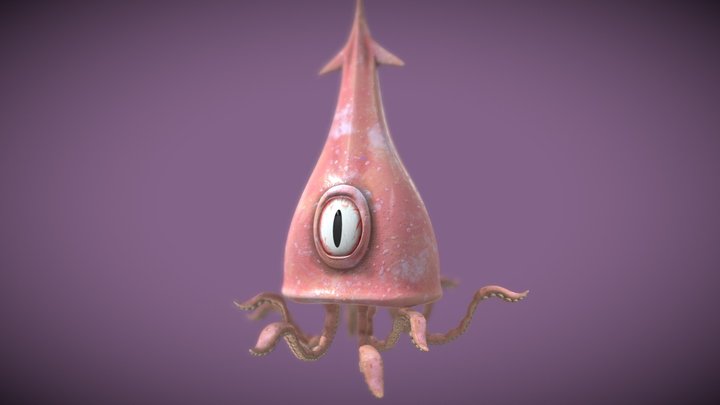 Giant Squid 3D Model