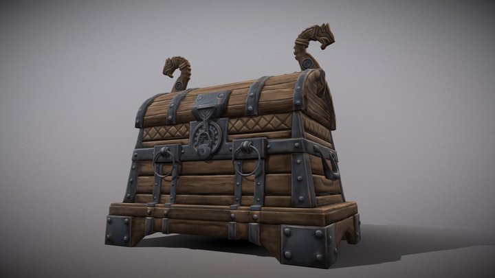 Chest vikings 3D Model