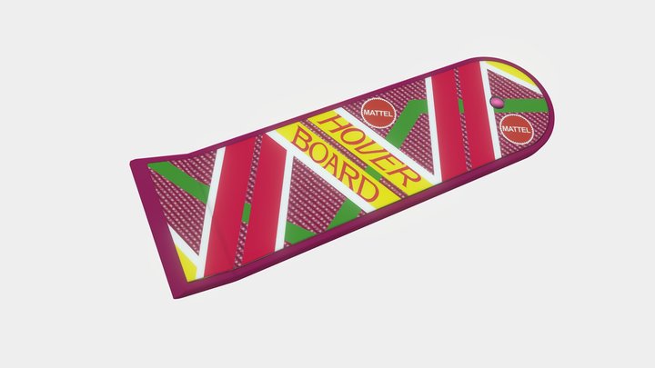 Back to the future hoverboard 3D Model