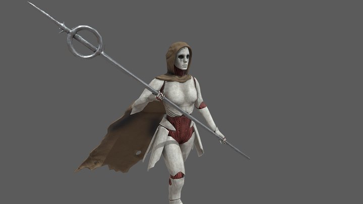 Phyrexian Elspeth 3D Model