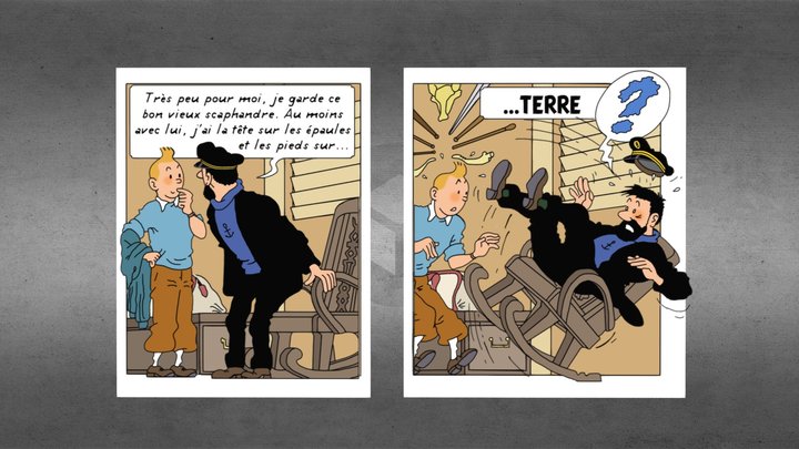 Tintin - La voix du Lagon par Harry Edwood 3D Model