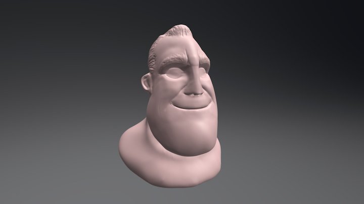 Mr. Increible 3D Model