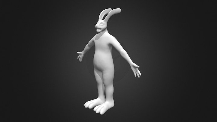 Generic Rabbit 3D Model