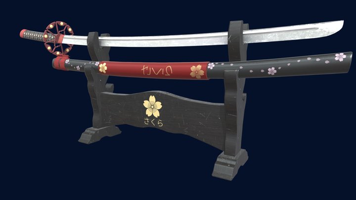 Katana by: Jonah Perrigo 3D Model