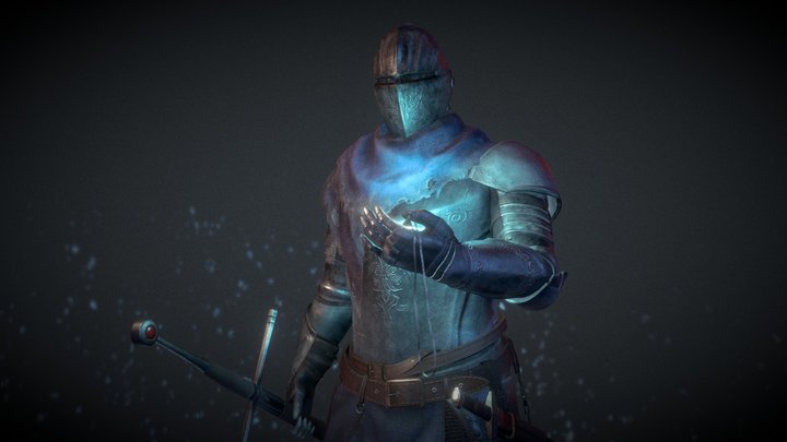 Knight of the Guiding Amulet 3D Model