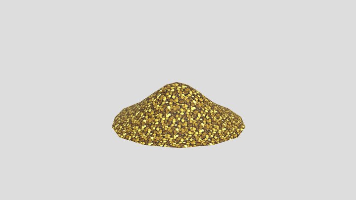 pirate gold pile 3D Model