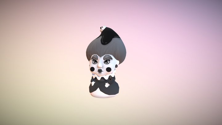 Poppy Saves Paintland - Queen Monochromia 3D Model
