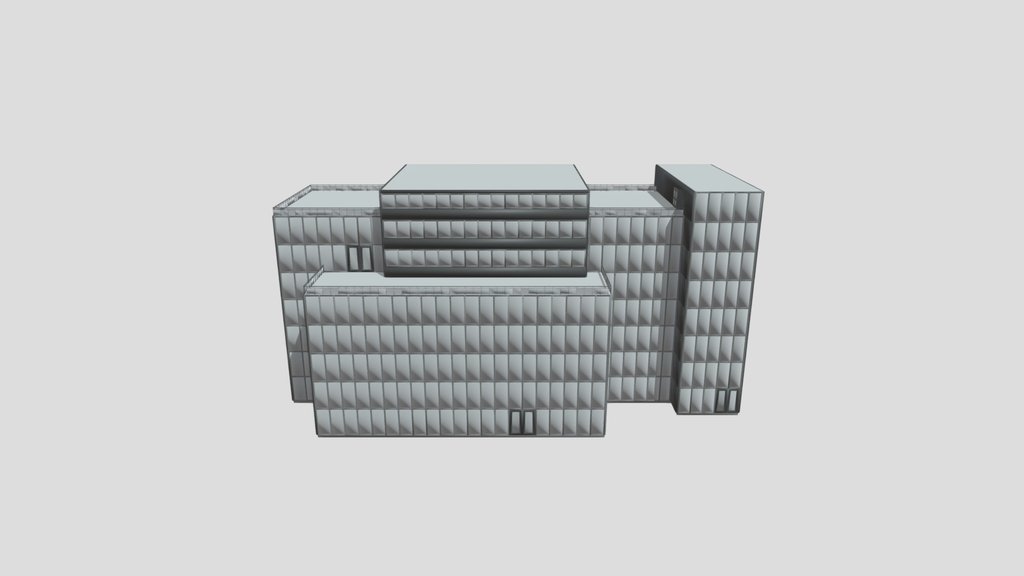 Building Modern Glass Composite Facade