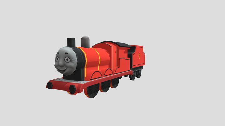 railway crossing james (RED) 3D Model