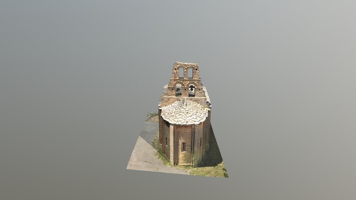 ermita de San Martín, Piérnigas 3D Model