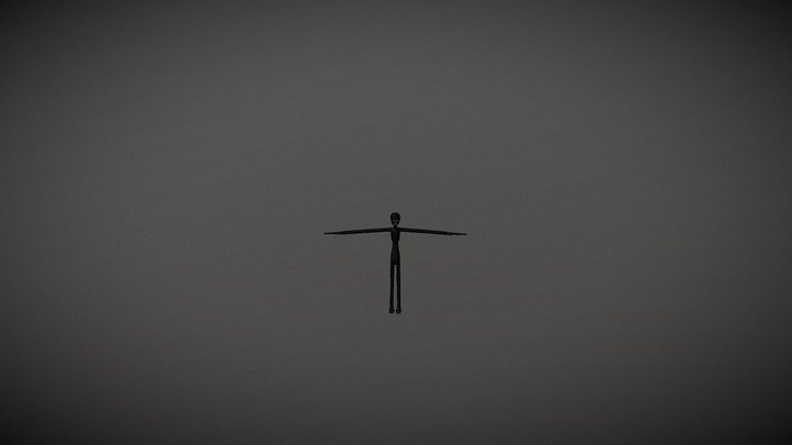 Slender Monster 3D Model