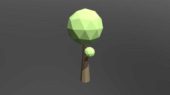 Low Poly Tree Pack 3D Model