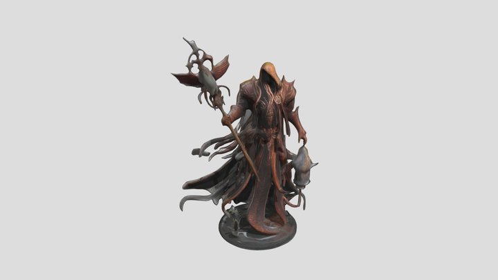 Mage of Shadows 3D Model