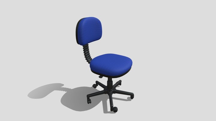 Office Chair Adjustable - Cadeira de Escritorio 3D Model