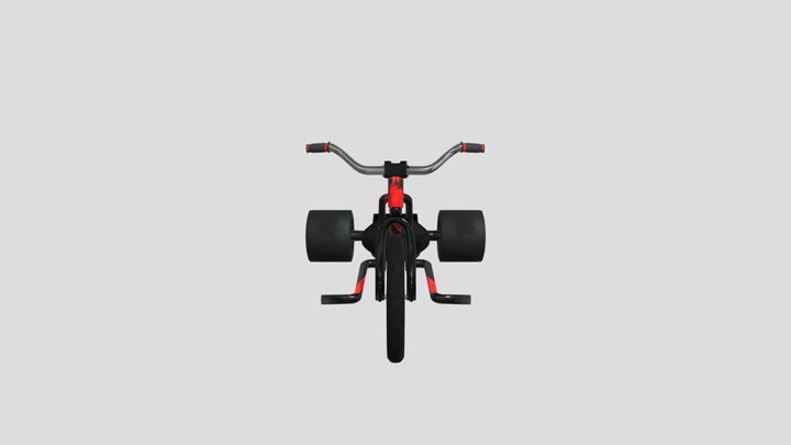 Drift Trike Bike Low Poly – Free 3D Model STL