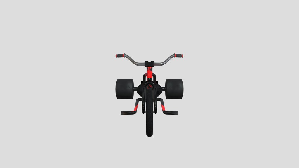 Drift Trike Bike Low Poly