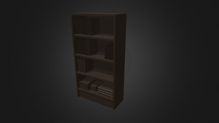 Bookshelf 3D Model