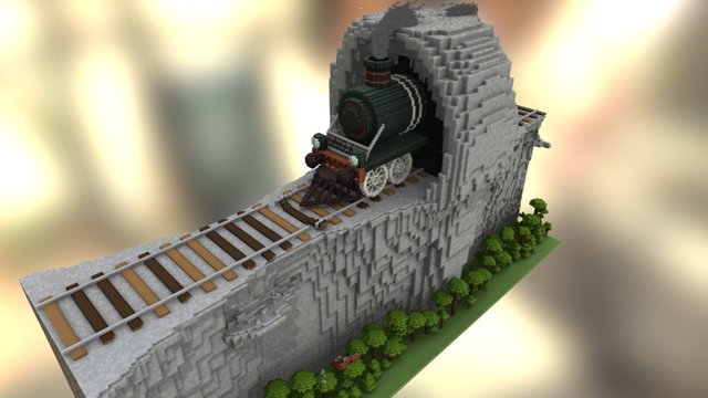 Mysterious Railway 3D Model