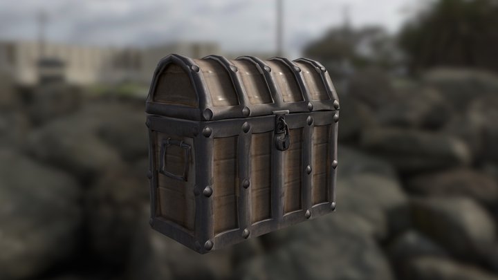 TreasureChest 3D Model